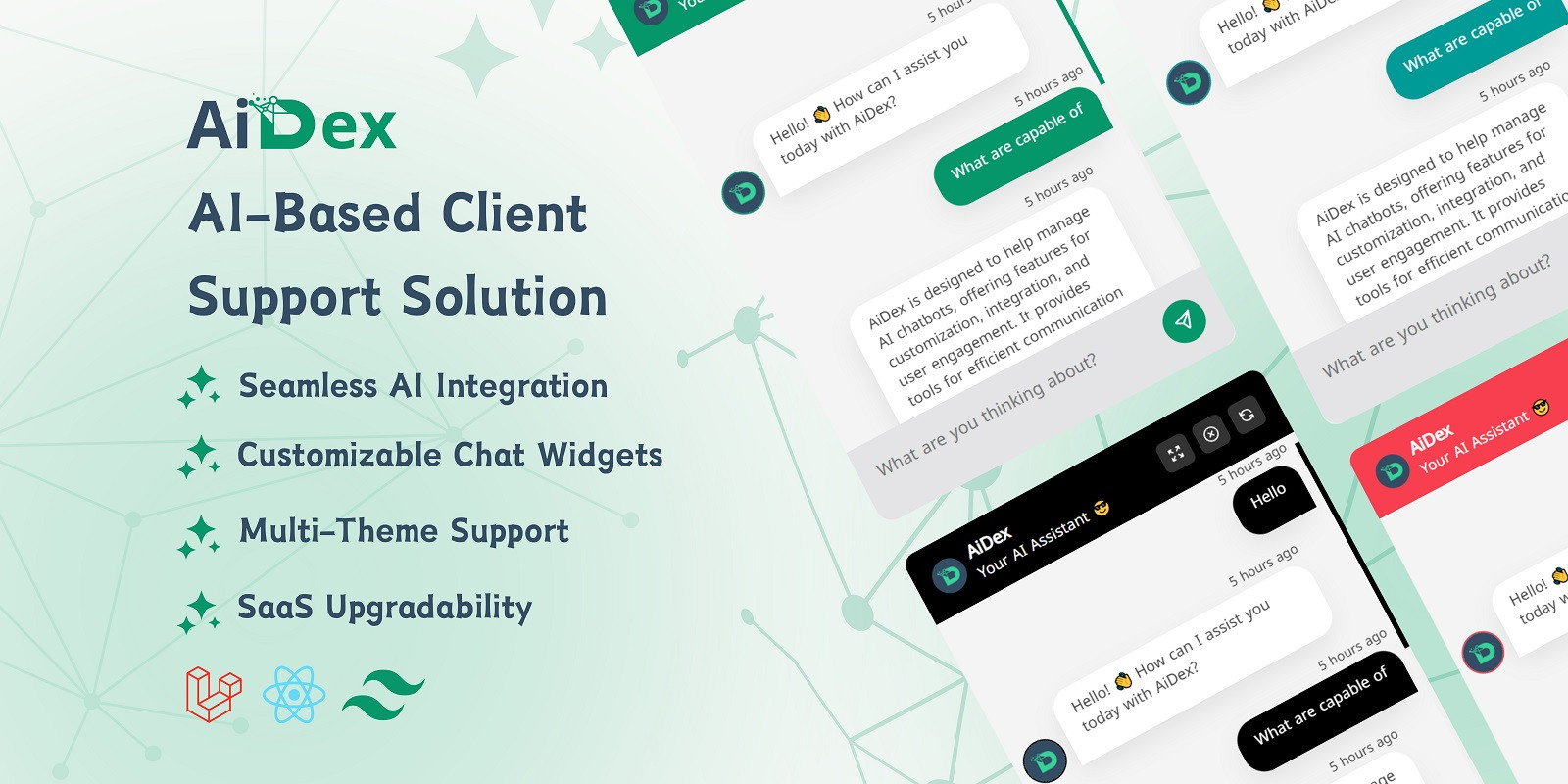 AiDex - AI-Powered Customer Support Chatbots