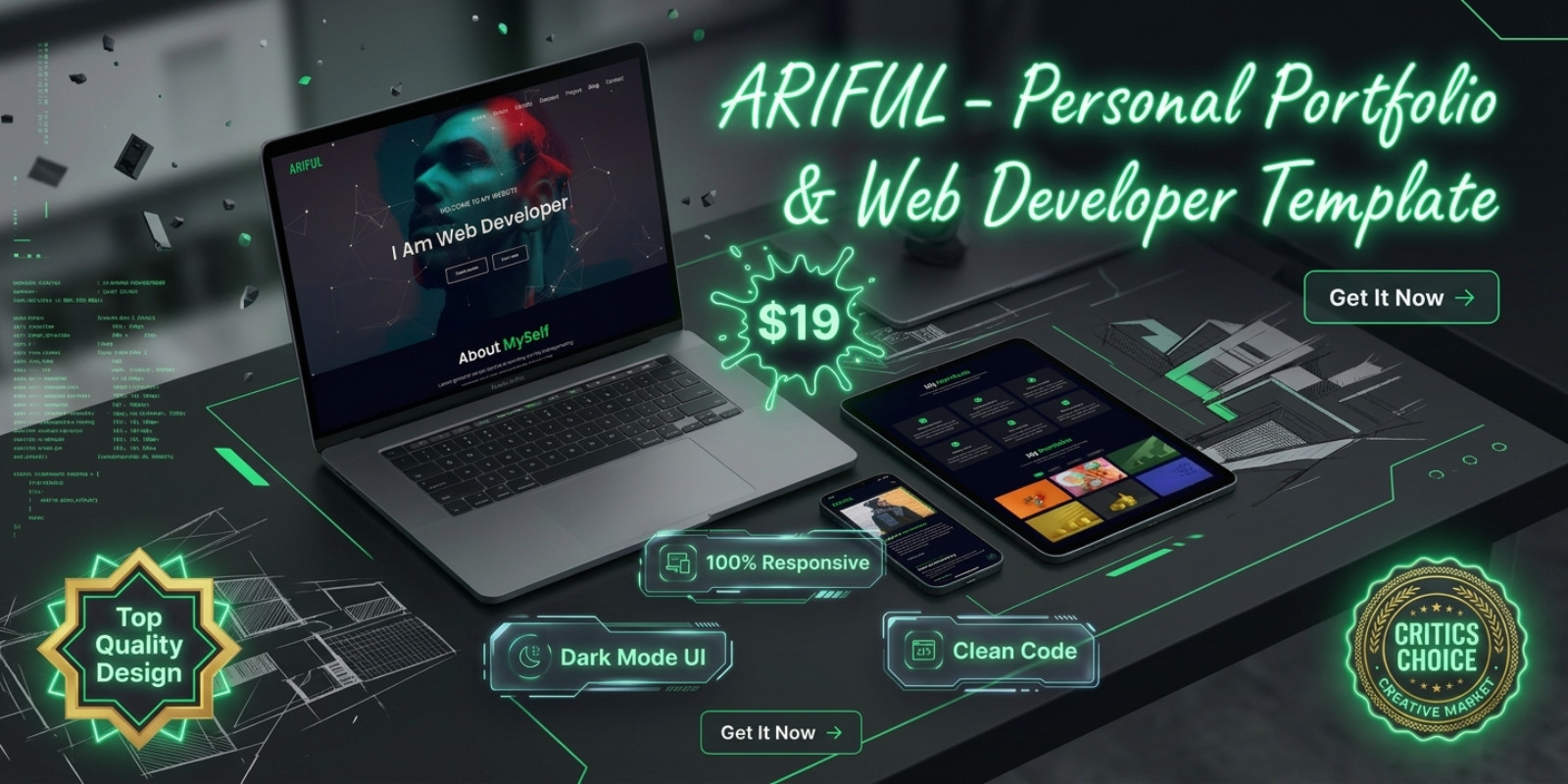 Ariful Personal Portfolio HTML5 Template