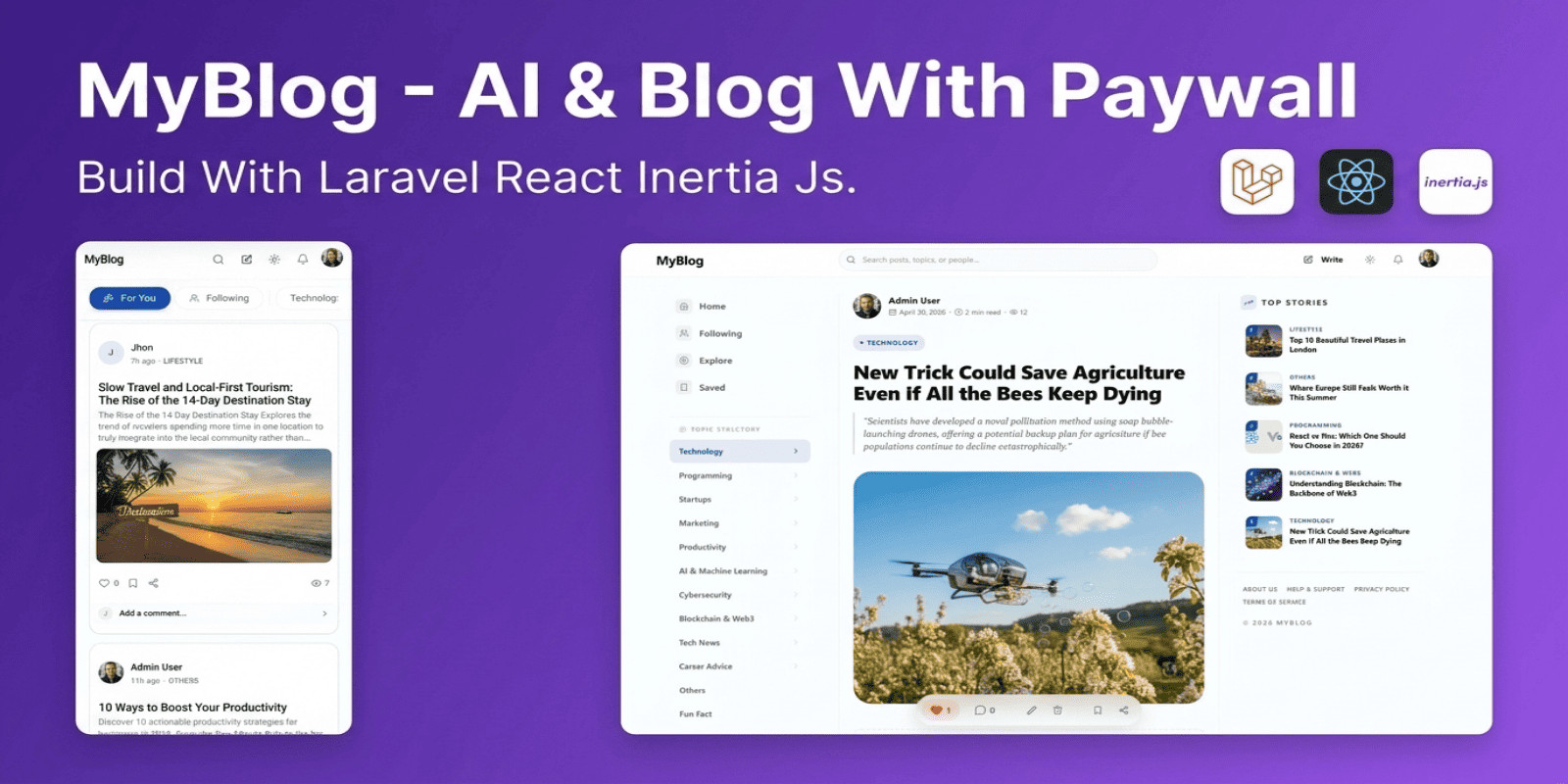 MyBlog - AI Blog With Paywall