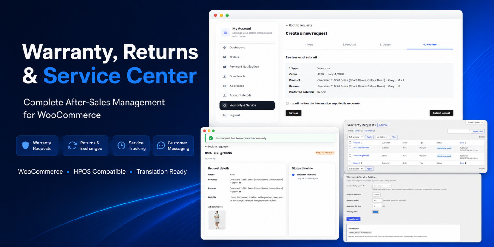 WooCommerce Warranty Returns