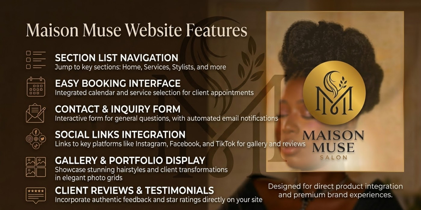 Maison Muse - Luxury Salon HTML Template