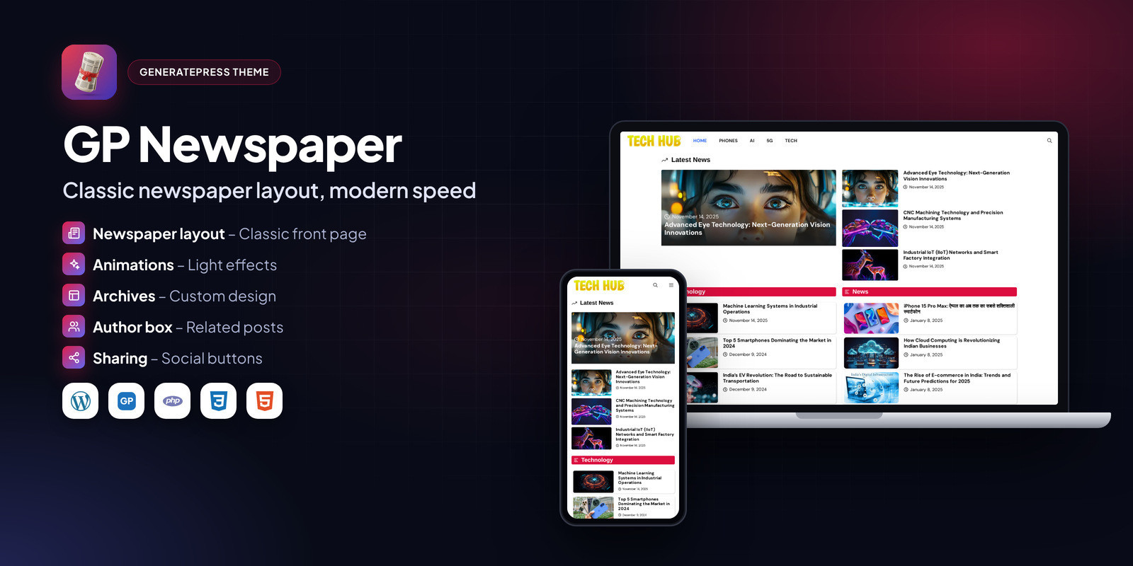 GP Newspaper - Newspaper Theme for GeneratePress