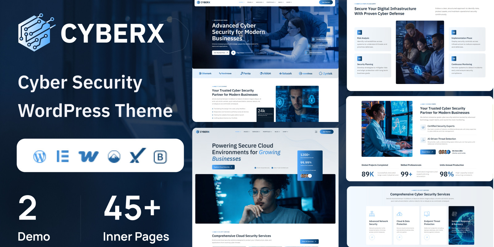 Cyberx - Cyber Security WordPress Theme