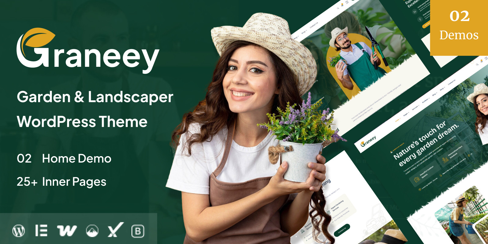 Graneey - Landscaping WordPress Theme