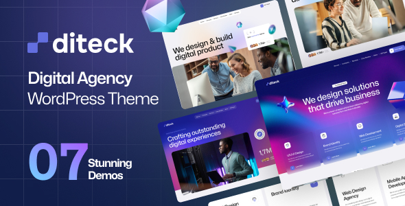 Diteck - Digital Agency WordPress Theme
