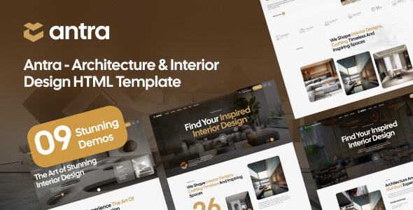 Antra - Architecture & Interior Design HTML Template