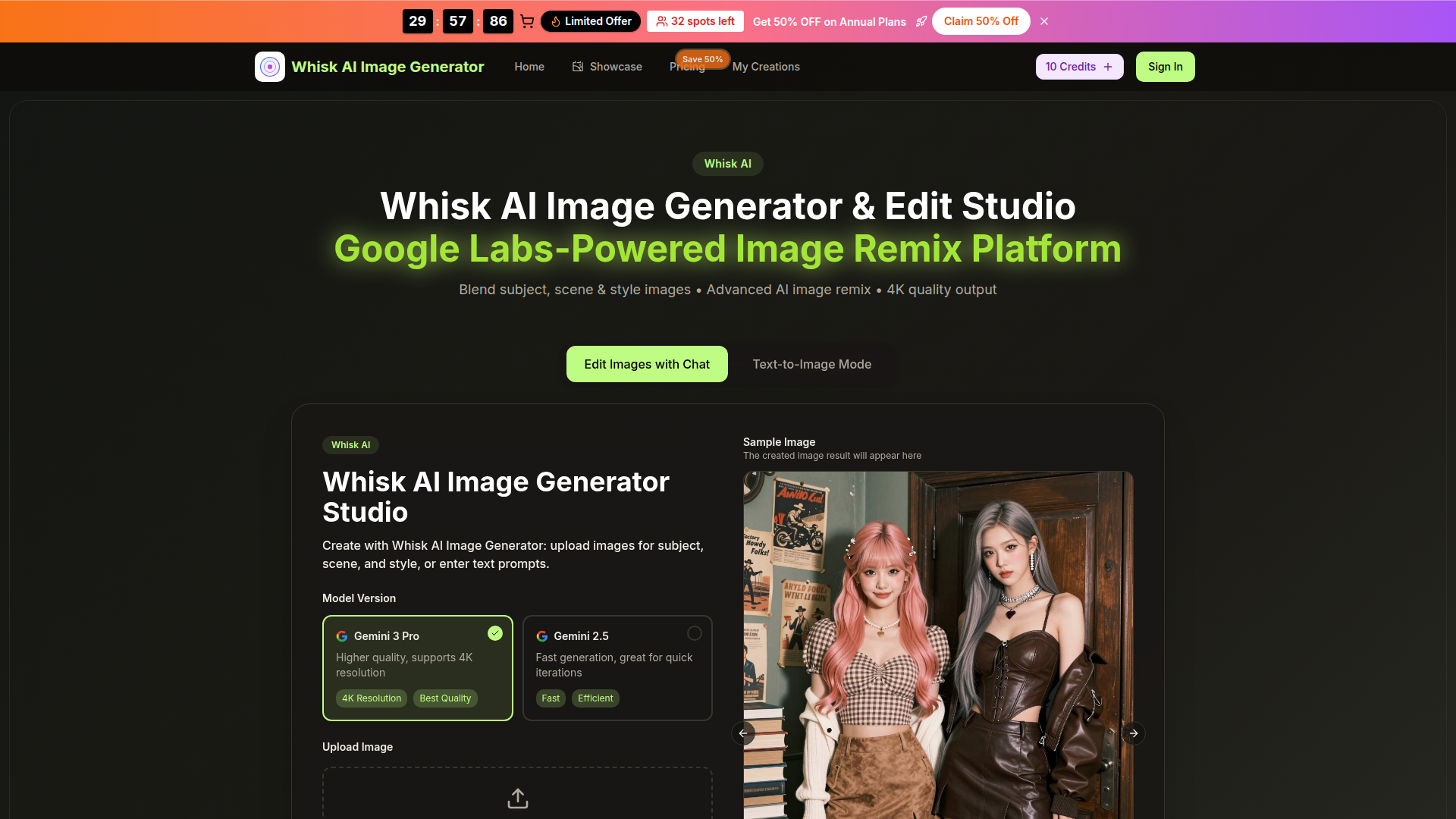 Whisk AI Image Generator - Create Stunning AI Images with Image Input | Free Online Tool