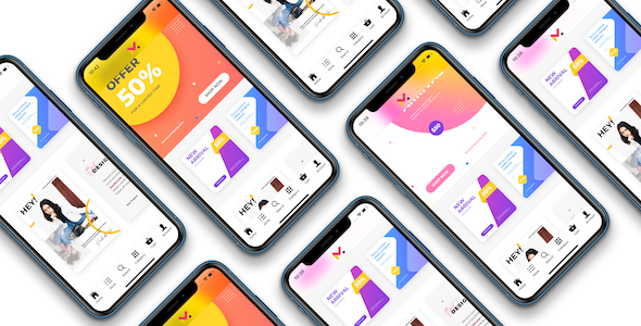 Ionic 5 WooCommerce marketplace mobile app - Dokan Multivendor