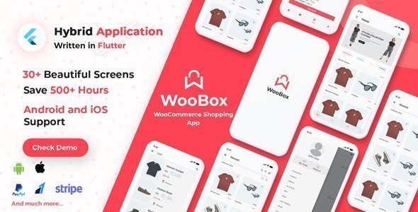 WooBox - WooCommerce Flutter E-commerce Full Mobile App