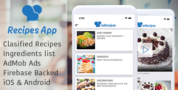 Recipe App - Complete React Native App for recipes