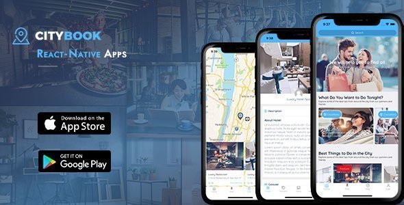 CityBook - Listing Directory React Native mobile app