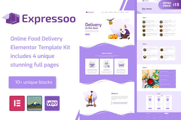 Expressoo - Online Food Delivery Template Kit
