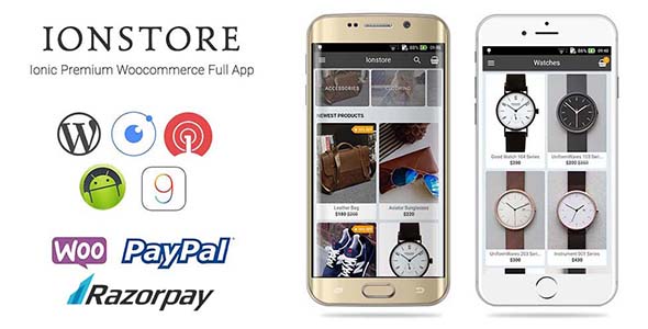 Ionstore - Ionic Premium WooCommerce Full Android and iOS App