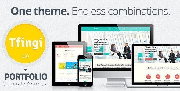 Tfingi • Responsive Multipurpose WordPress Theme