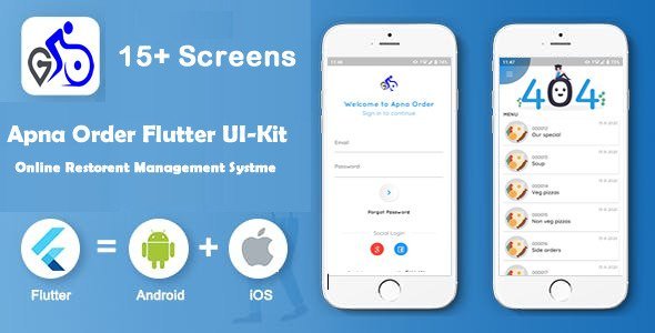 Apna Order- Restaurant App Flutter UI Kit