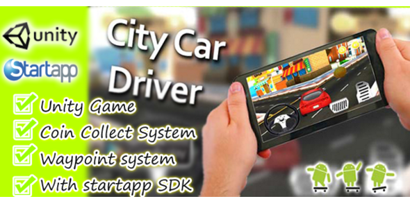 City Car Driver -Unity3D and Startapp