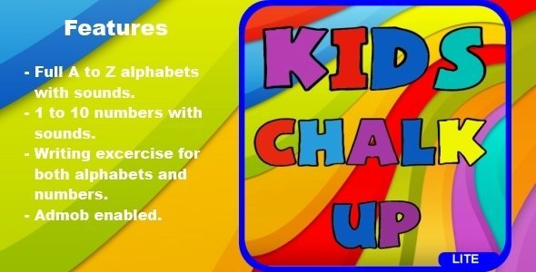 Kids Chalk Up - Educational Android App For Kids.