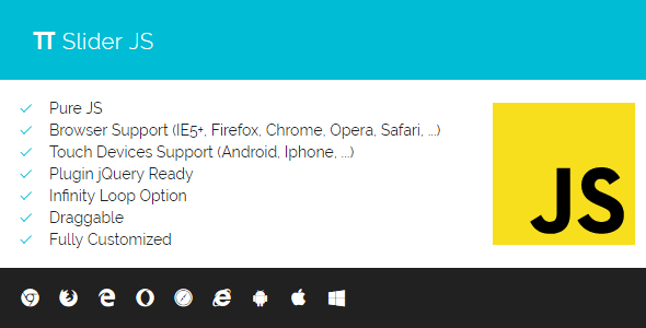 PI Slider JS - Responsive Slider Pure JS