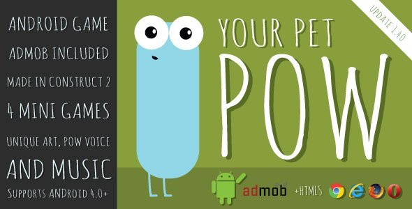 Pow | Tamagotchi like game with AdMob