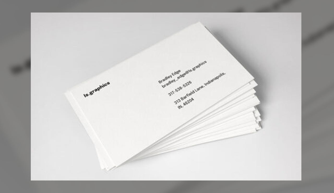 Free Business Card Mockup