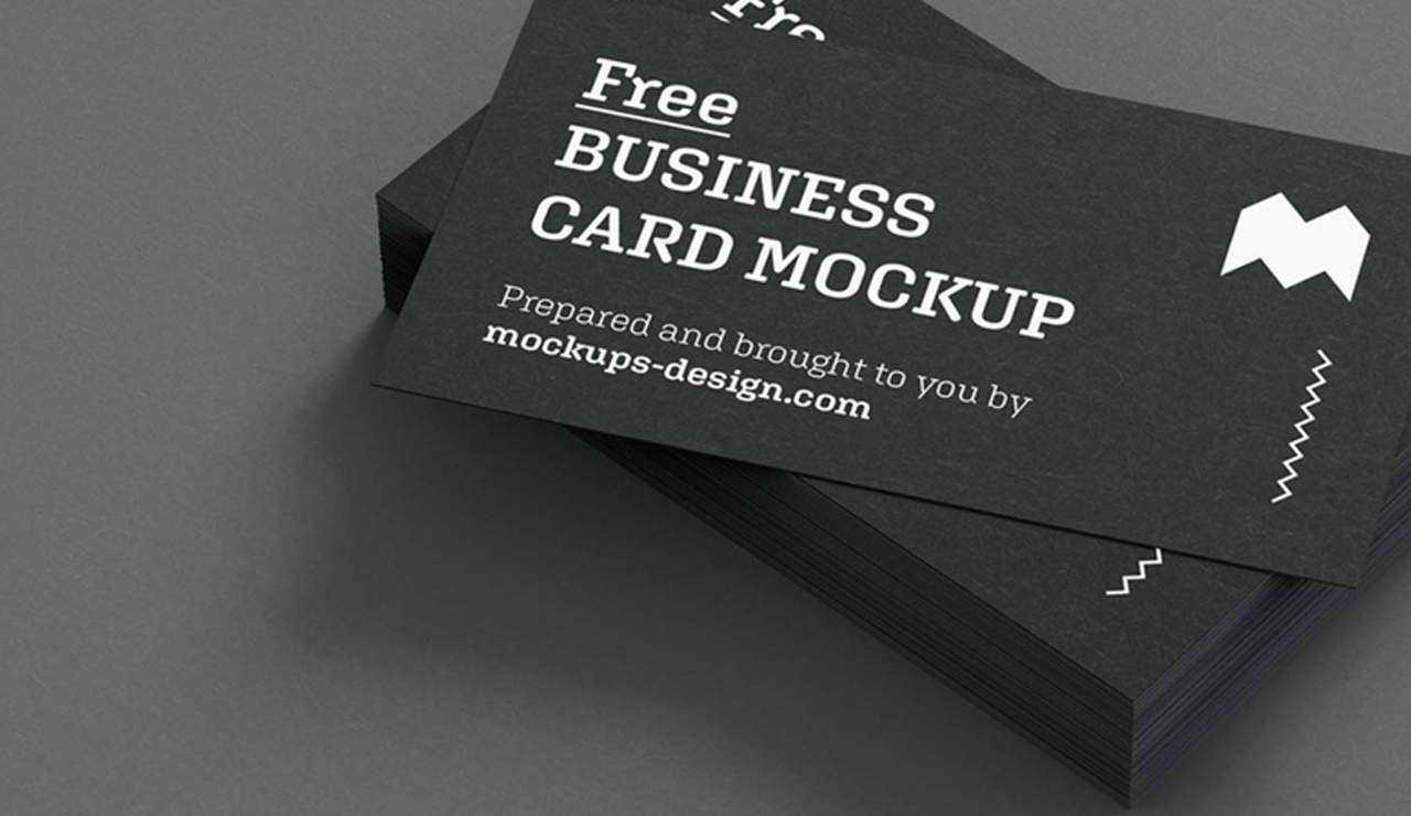5 Free Business Card Mockup Scenes (PSD)