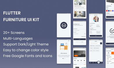 Furney | Flutter Furniture App UI Kit