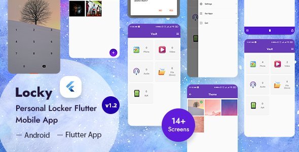 Locky - Folders & Files Locker Flutter 2 App