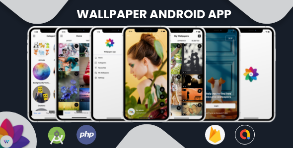 Wallpaper - Android App with Admin Panel