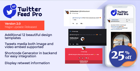 AccessPress Twitter Feed Pro - An Ultimate Twitter Feed Plugin to Generate Twitter Feeds