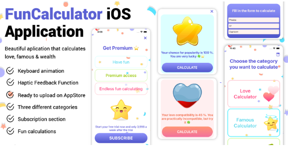 Fun Calculator - full iOS Application