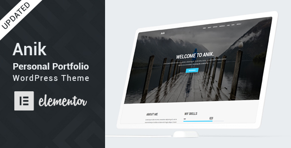 Anik - Personal Portfolio WordPress Theme