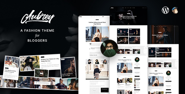 Aubrey - An Elegant WordPress Blog For Fashion Enthusiasts