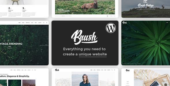 Brush - A Multipurpose WordPress Theme