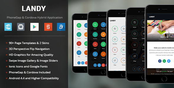 Landy | PhoneGap & Cordova Mobile App