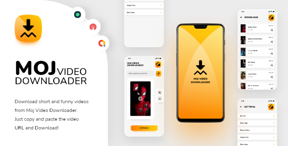 Moj Video Downloader with NO WATERMARK!
