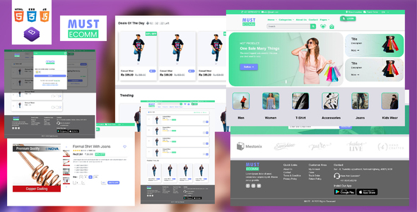 Must E-Com - E Commerce Website Template