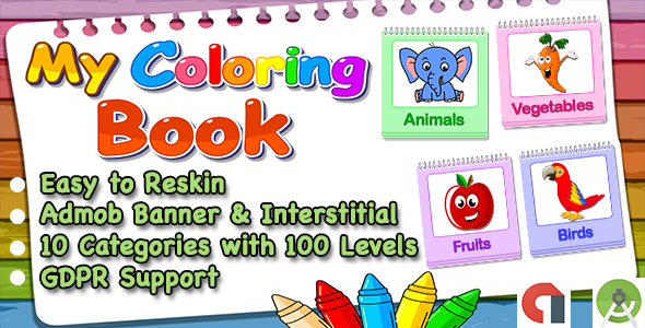 My Coloring Book Game For Kids + IOS Version