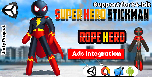 Spider Stickman Rope Hero 2 - Gangster Crime City - Gangster Crime City GAME Unity 3