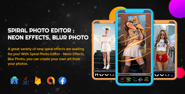 SpiralArt PhotoEditor - Glitter Effect, Frame and Filter | Android 12 Support