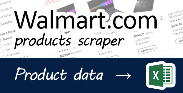 Walmart goods scraper