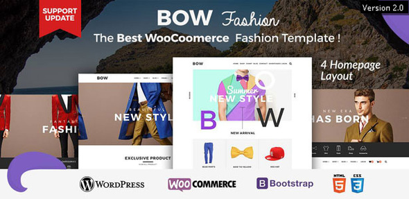Bow - Responsive Wordpress Woocommerce Theme