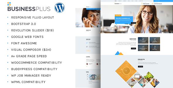 Business Plus - Corporate Business WP Theme