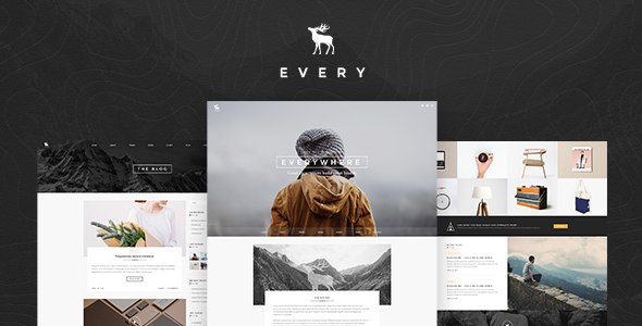 Every - Pro Create One Page Portfolio Theme