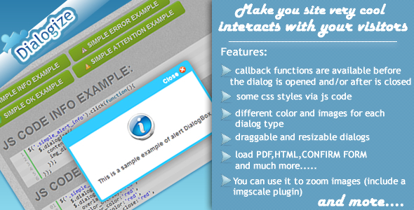 JQuery Dialogize