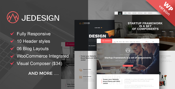 Jedesign multipurpose WordPress theme