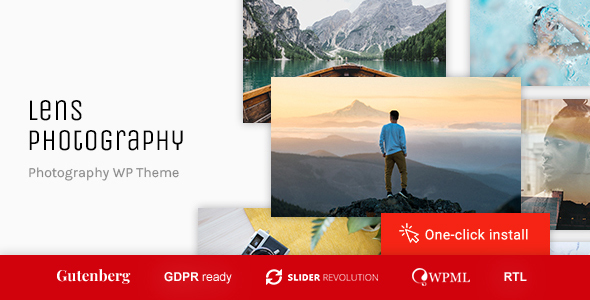 Lens Photography - Digital Portfolio WordPress Theme
