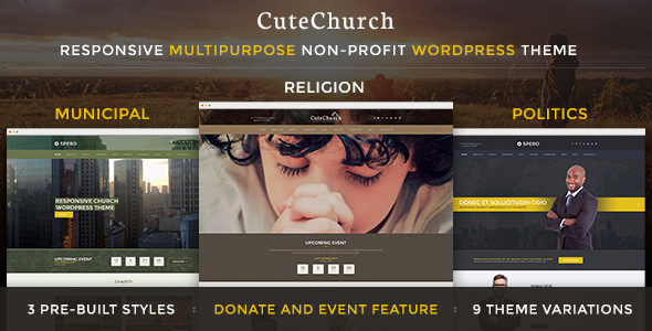 Religion & Political — CuteChurch WP Theme
