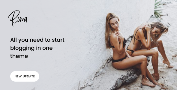 Rima - Personal Blog WordPress Theme