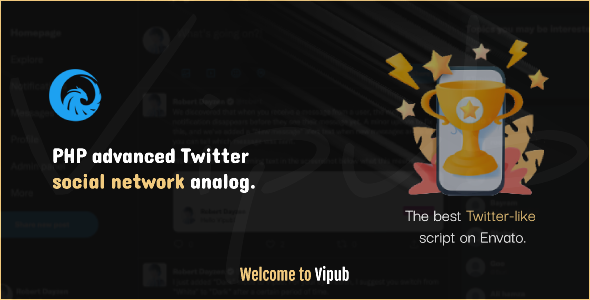 Vipub - PHP Advanced Twitter Social Network Analog