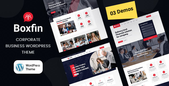 Boxfin - Corporate Business WordPress Theme